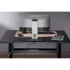InLine Universelle Kabelführungsschiene 3-stufig (80/100/120 cm) für Untertischmontage, schwarz