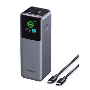Ugreen 25000mAh 200W Fast Charging Powerbank Grau