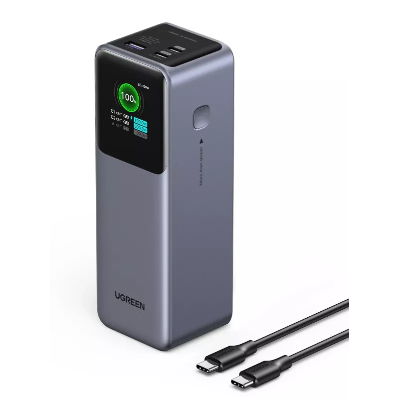 Ugreen 25000mAh 200W Fast Charging Powerbank Grau