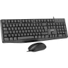 InLine Basic Desktop II, Tastatur-Maus-Set, USB-Kabel, Standard DE-Layout