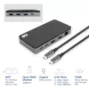 ACT USB-C 4K MST Dockingstation für 2 HDMI-Monitore, Ethernet, USB-C, 3x USB-A, PD-Passthrough und 1 Meter abnehmbares Verbindungskabel