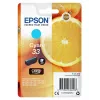 Epson Oranges Einzelpack Cyan 33 Claria Premium Tinte, Cyan, 4,5 ml, 1 Stk., 300 Seiten