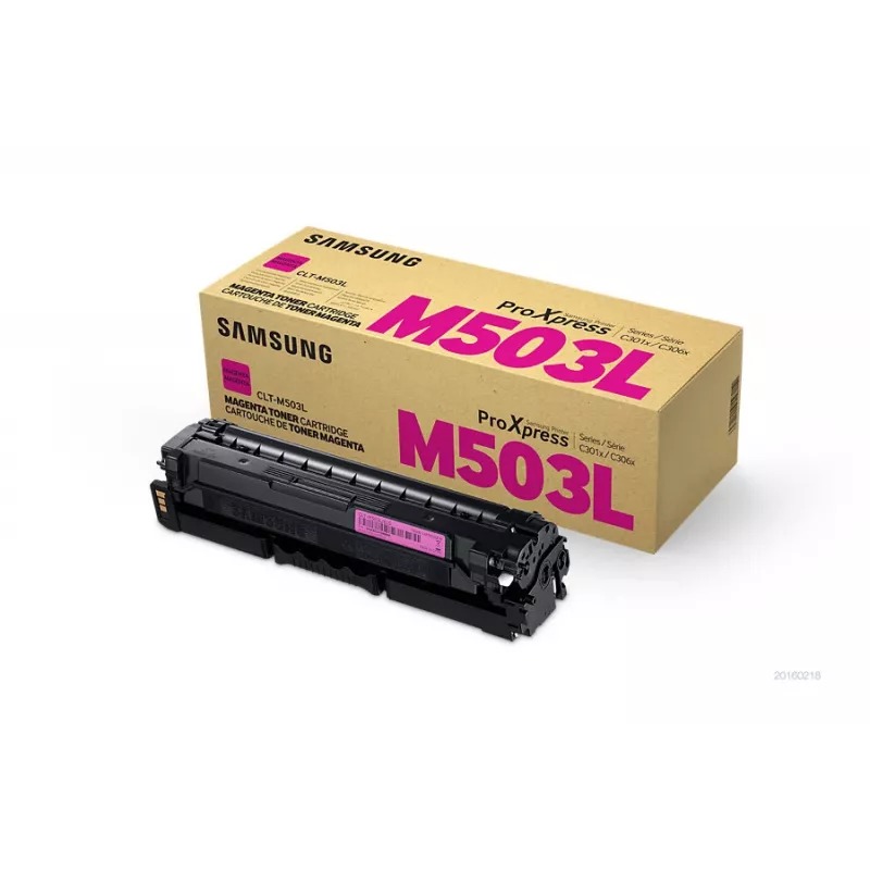 Tonerkartusche Samsung CLT‑M503L Magenta, Original, 1 Stück, Laserdruck, 5000 Seiten Reichweite