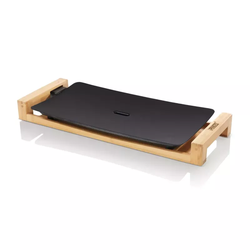Tisch-Kochplatte Princess 103026 Table Chef Pure Black Aluminium Bamboo Schwarz 220W