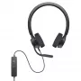 DELL Pro Stereo Headset - WH3022, Kabelgebunden, Büro/Callcenter, 96 g, Headset, Schwarz