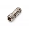 Digitus CAT 6A M12 Jack X-coded IP67 Stecker Silber Flach