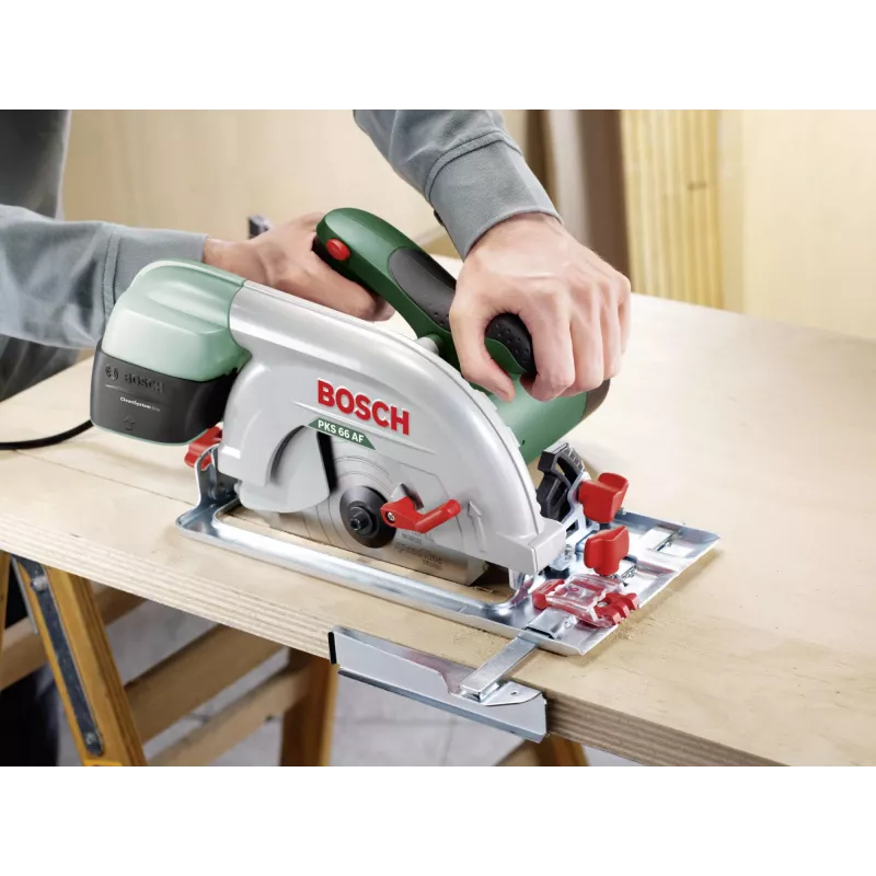 Bosch PKS 66 AF 19 cm Grün, Rot, Silber 5000 RPM 1600 W