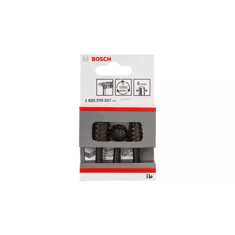 Bit-Set Bosch Freehand Router Bit Sets 3-teilig Arbeitslänge 6,5 cm Schaftdurchmesser 6 mm