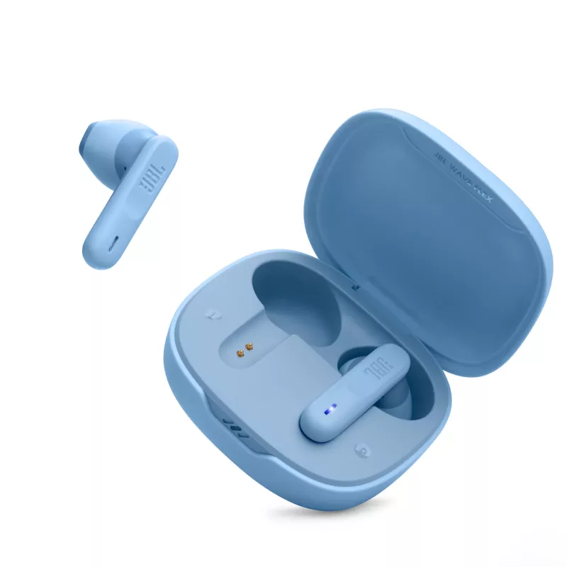 JBL Wave Flex Headset True Wireless Stereo (TWS) In-Ear Anrufe/Musik/Sport/Alltag Bluetooth Blau