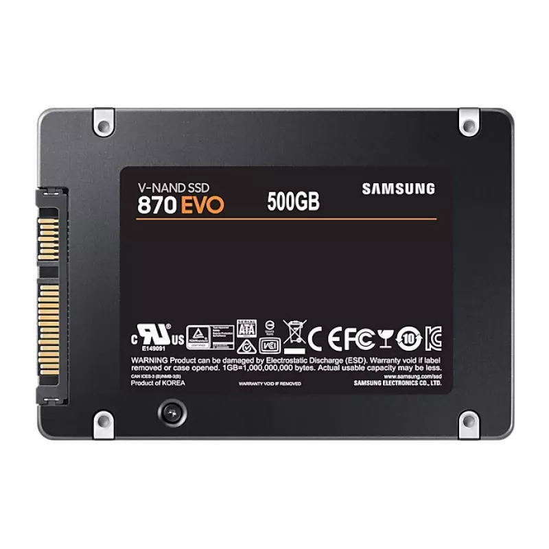 Samsung 870 EVO 500 GB 2.5 Zoll Serial ATA III V-NAND MLC