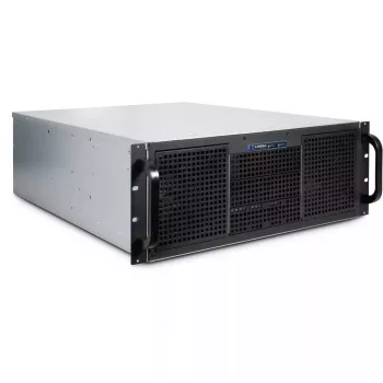 Servergehäuse Inter-Tech 4U 40255 Rack Schwarz, Grau