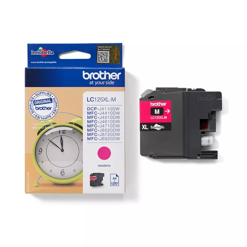 Brother LC125XLM Tintenpatrone 1 Stk. Original Extra (Super) High Yield Magenta