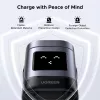 Ladegerät UGREEN 45775 — kabelloses AC-Schnellladegerät für den Innenbereich, universell, 1× USB-C, schwarz/grau