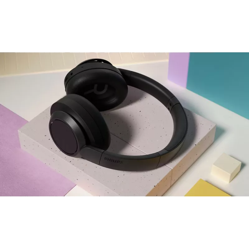 Philips 6000 series TAH6509BK/00 Kopfhörer/Headset Kabellos Headband Telefonate/Musik/Sport/Alltag Bluetooth Schwarz