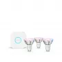 Philips Hue White and Colour Ambience Essential Starter-Kit: 3 GU10 Smart-Lampen (345 lm)