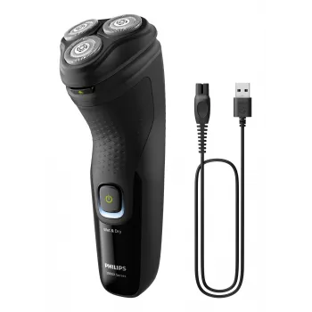 Philips X3021/00 Herrenrasierer Rotationsrasierer Trimmer Schwarz