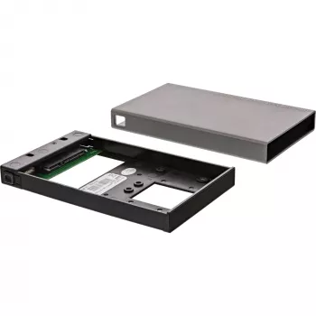 InLine Ext. Gehäuse 2,5 Zoll USB 3.1, für SATA HDD/SSD, mit USB-C-Anschluss