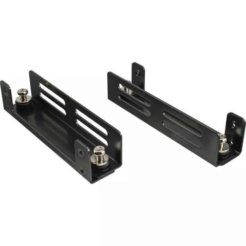 InLine Festplatten-Entkoppler, Anti-Vibration, 5,25 Zoll auf 3,5 Zoll, schwarz