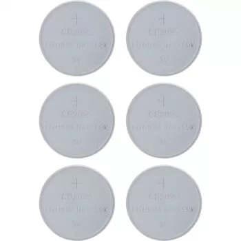 Knopfzelle InLine CR2025 3V Lithium 6er-Pack