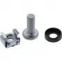 InLine Kafigmuttern-Set M6 50 Kafigmuttern + 50 Unterlegscheiben + 50 Schrauben