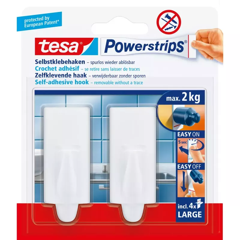Universalhaken Tesa Powerstrips Hooks Large TREND