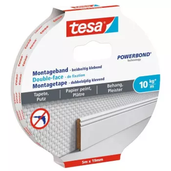 Montageband TESA 77743-00000-00 5 m Weiß 19 mm