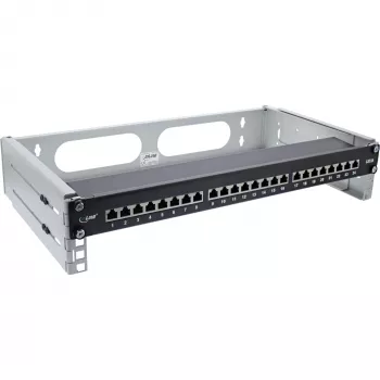 InLine 19 Zoll klappbarer Rack, 2HE, 24-40cm Tiefe, grau