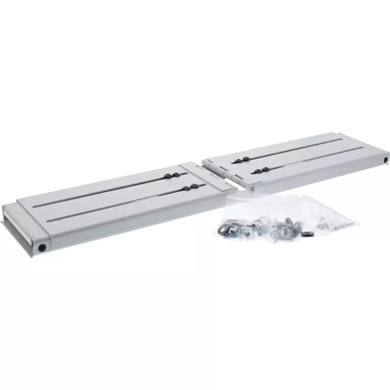 InLine 19 Zoll klappbarer Rack, 2HE, 24-40cm Tiefe, grau