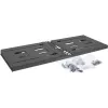 InLine 19 Zoll klappbares Rack, 4U, 24-40 cm Tiefe, schwarz