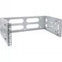 Wandmontagerack InLine 19 Zoll 4HE 24–40 cm Tiefe grau