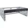 Wandmontagerack InLine 19 Zoll 4HE 24–40 cm Tiefe grau