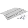 InLine 19 Zoll klappbares Rack, 4HE, 24-40cm Tiefe, mit Abdeckung, grau