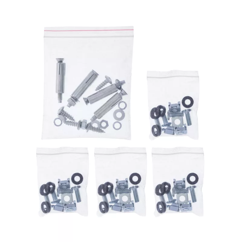 InLine 19-Zoll-Rack für die Untertischmontage, 4HE, schwarz