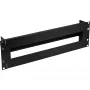 InLine 19 Zoll Sicherungsleiste 3U, mit Hutschiene, schwarz