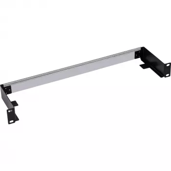 DIN-Schienen-Panel InLine 19106C 1U horizontal vertikal Stahl Schwarz Grau