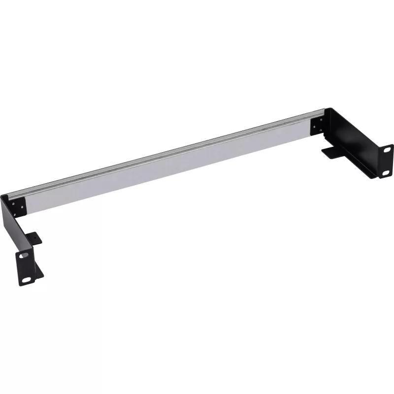 DIN-Schienen-Panel InLine 19106C 1U horizontal vertikal Stahl Schwarz Grau