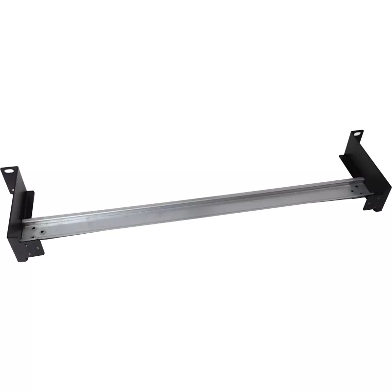 DIN-Schienen-Panel InLine 19106C 1U horizontal vertikal Stahl Schwarz Grau