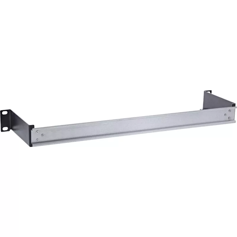 DIN-Schienen-Panel InLine 19106C 1U horizontal vertikal Stahl Schwarz Grau
