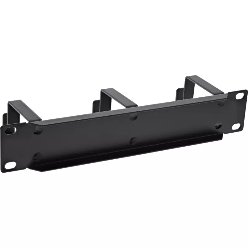 InLine 10 Zoll Kabelmanagement-Panel, 3 Halterungen, RAL 9005, schwarz