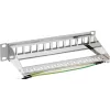 InLine 10 Zoll Patchpanel Leergehäuse 12-fach, für Keystone-Module, 1HE grau