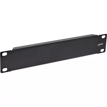InLine 10 Zoll Blindabdeckung, 1U, RAL 9005 schwarz
