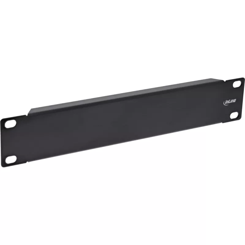 InLine 10 Zoll Blindabdeckung, 1U, RAL 9005 schwarz