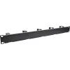 InLine 19 Zoll Kabelmanagement-Panel, 5 kleine Halterungen, RAL9005, schwarz