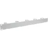 InLine 19-Zoll-Kabelführungspanel, 5 kleine Halterungen, RAL7035, grau