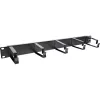 Kabelmanagement-Panel InLine 19 Zoll 19110C schwarz mit 5 großen Halterungen