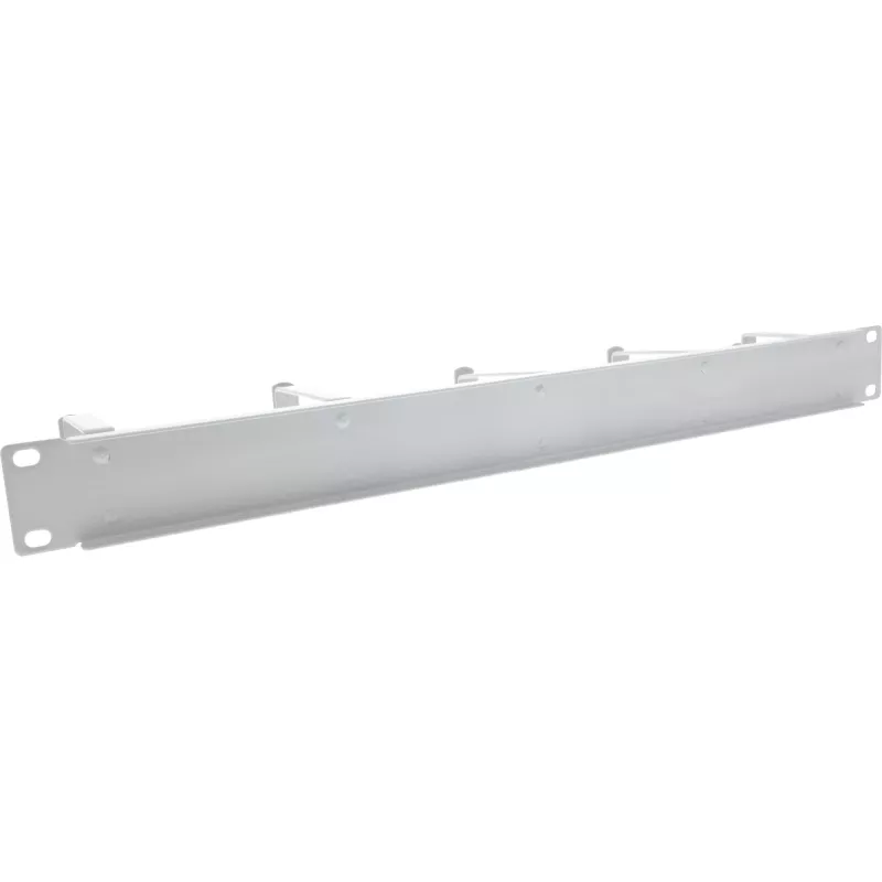 Kabelmanagement-Panel InLine 19110D 19 Zoll grau mit 5 großen Halterungen