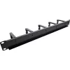 Kabelmanagement-Panel InLine 19110O 19 Zoll schwarz Metall 5 Halterungen
