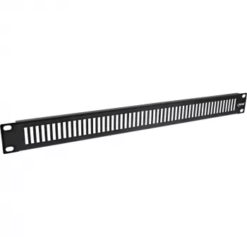 InLine 19 Zoll Blindabdeckung gelocht, 1HE, RAL 9005 schwarz