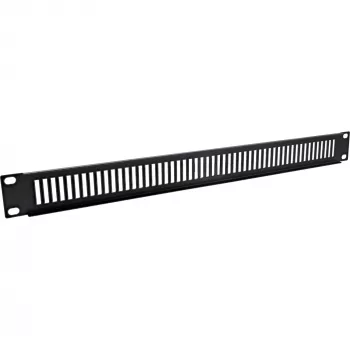 InLine 19 Zoll Blindabdeckung gelocht, 1HE, RAL 9005 schwarz