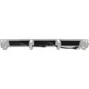 InLine 19 Zoll Kabeleinführplatten mit Bürsteneinsatz und 4 Halterungen, 1U, RAL 7035